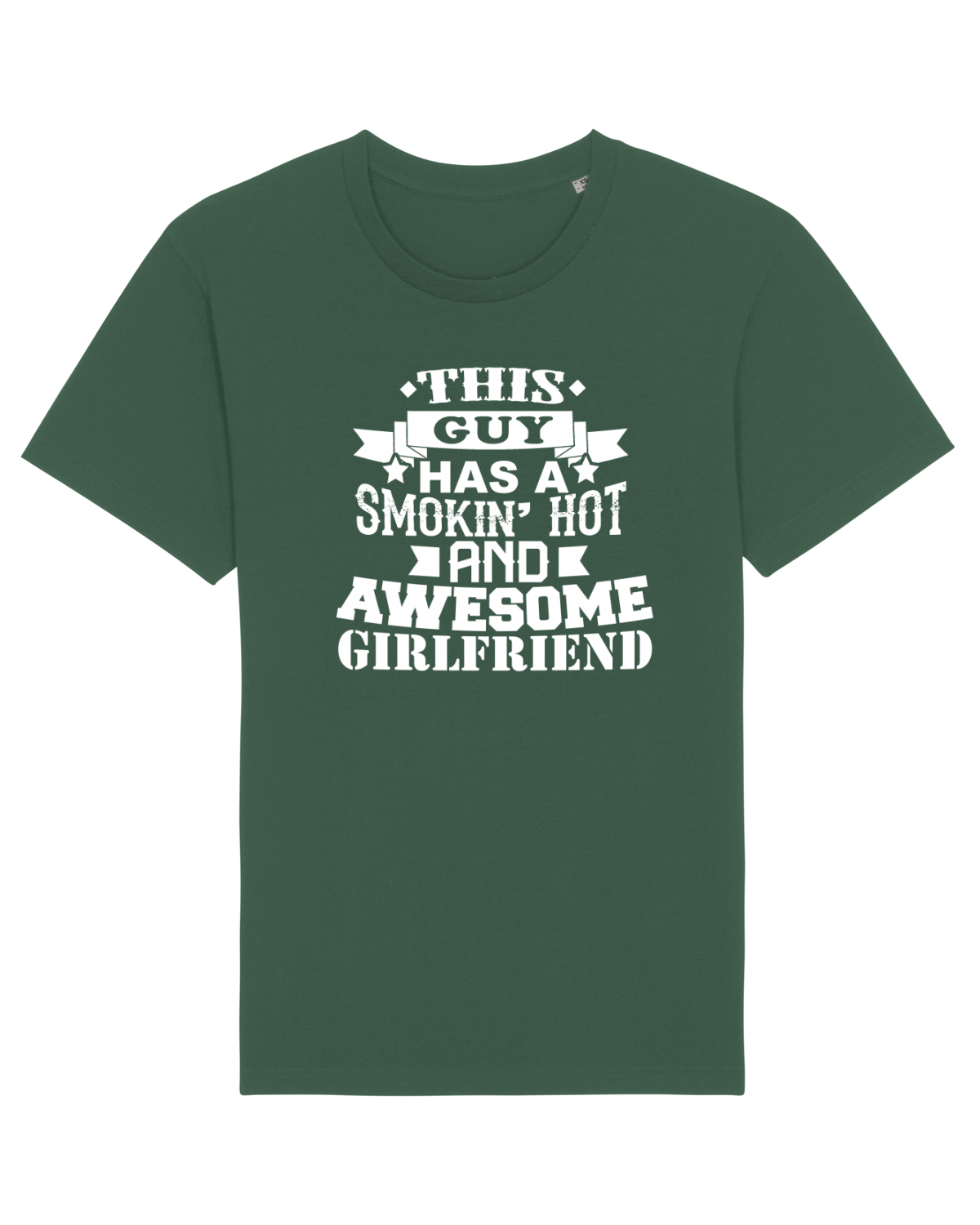 Tricou mânecă scurtă Unisex Rocker Bottle Green