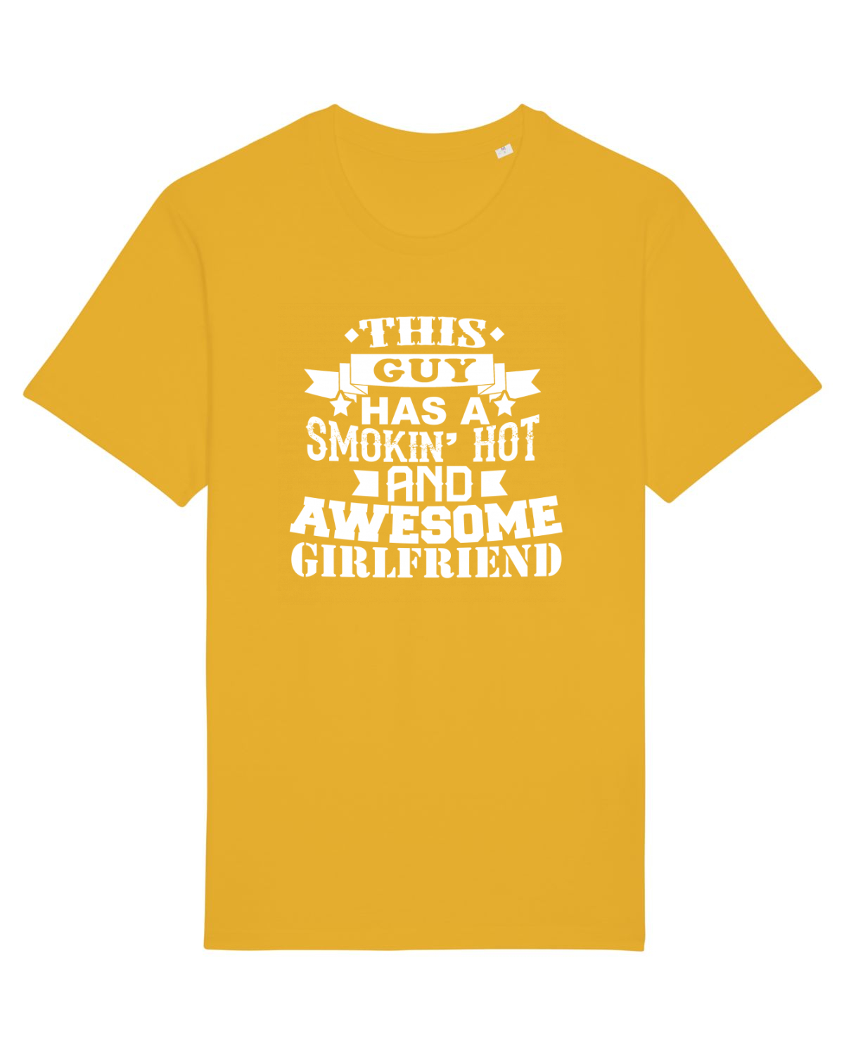 Tricou mânecă scurtă Unisex Rocker Spectra Yellow