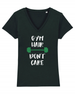 GYM Tricou mânecă scurtă guler V Damă Evoker