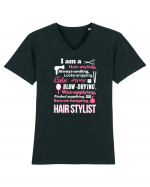 HAIR STYLIST Tricou mânecă scurtă guler V Bărbat Presenter