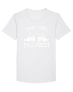 HALLOWEEN Tricou mânecă scurtă guler larg Bărbat Skater