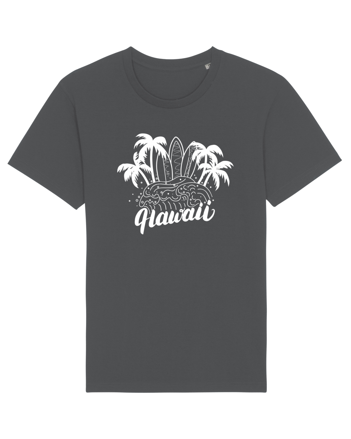 Tricou mânecă scurtă Unisex Rocker Anthracite