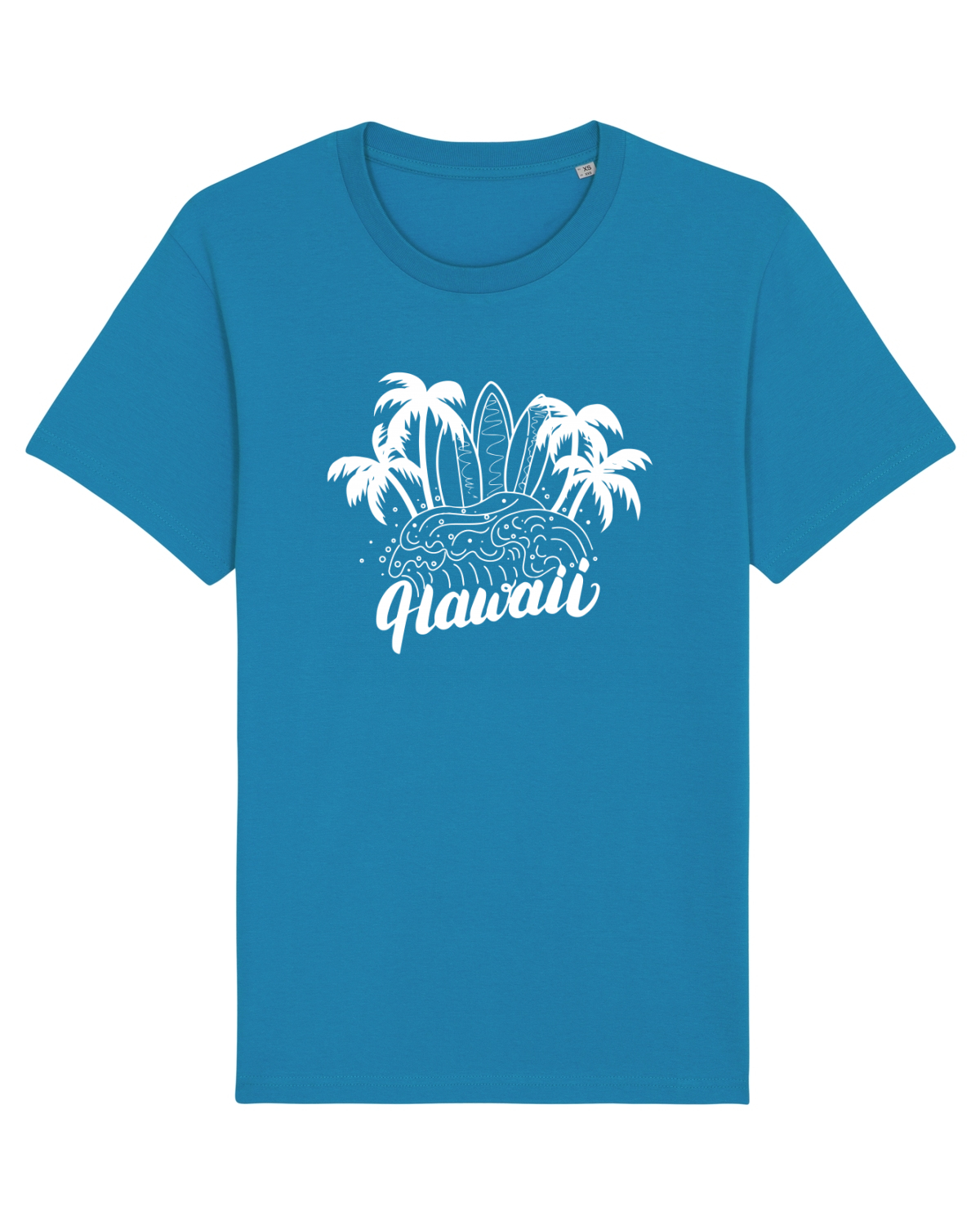 Tricou mânecă scurtă Unisex Rocker Azur