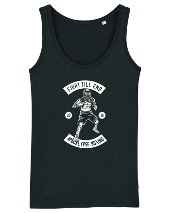 Fight Boxer Apocalypse White Black