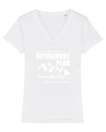 HIKING Tricou mânecă scurtă guler V Damă Evoker