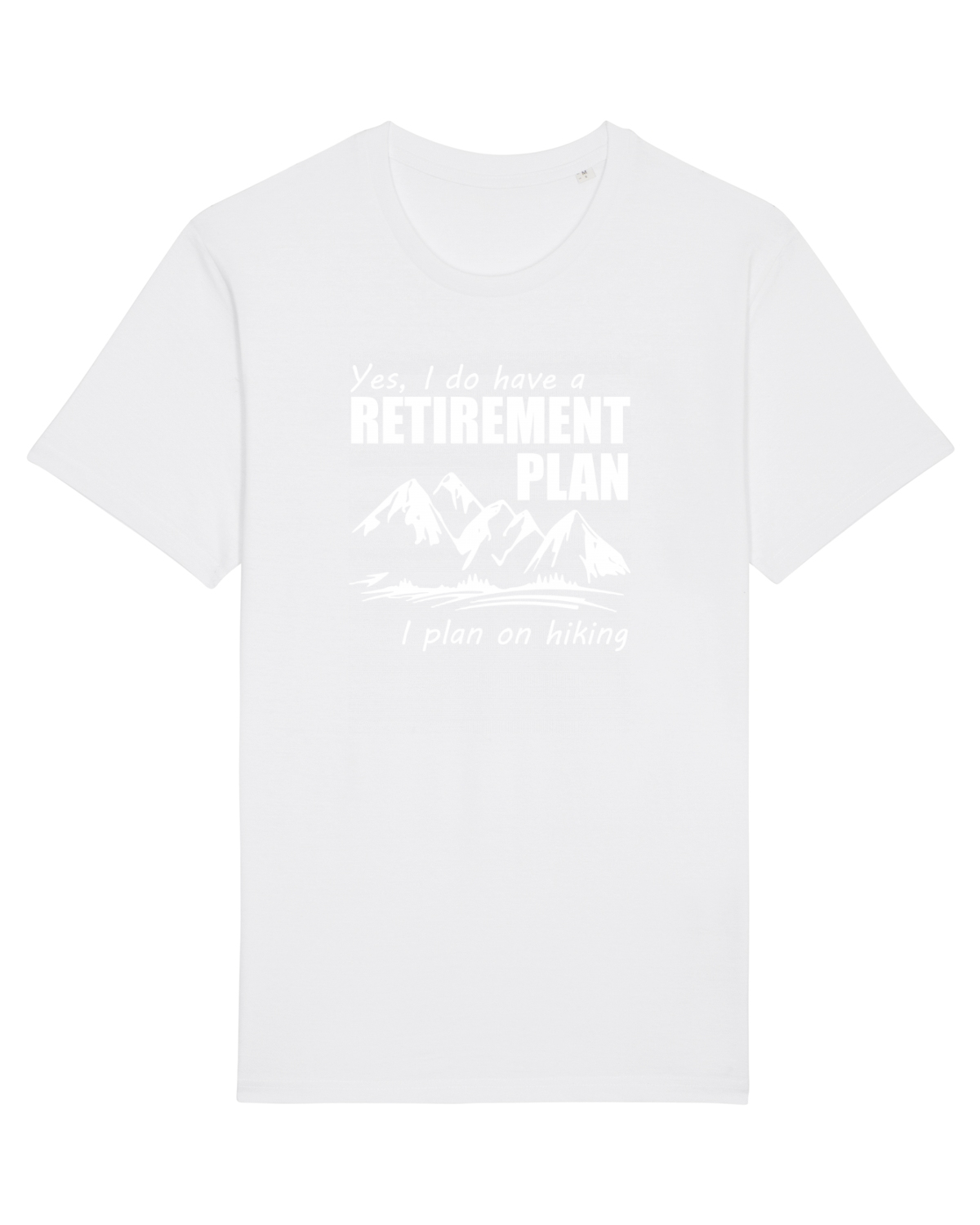 Tricou mânecă scurtă Unisex Rocker White