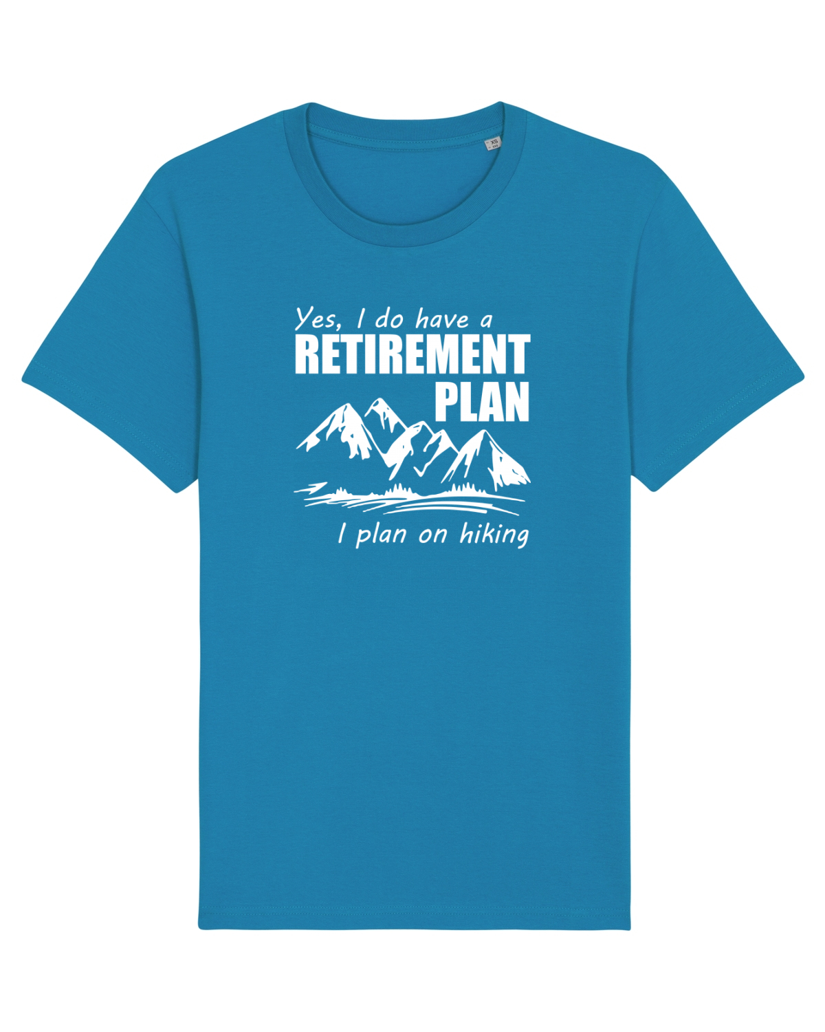 Tricou mânecă scurtă Unisex Rocker Azur