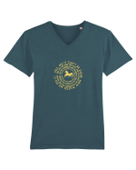HORSE Tricou mânecă scurtă guler V Bărbat Presenter