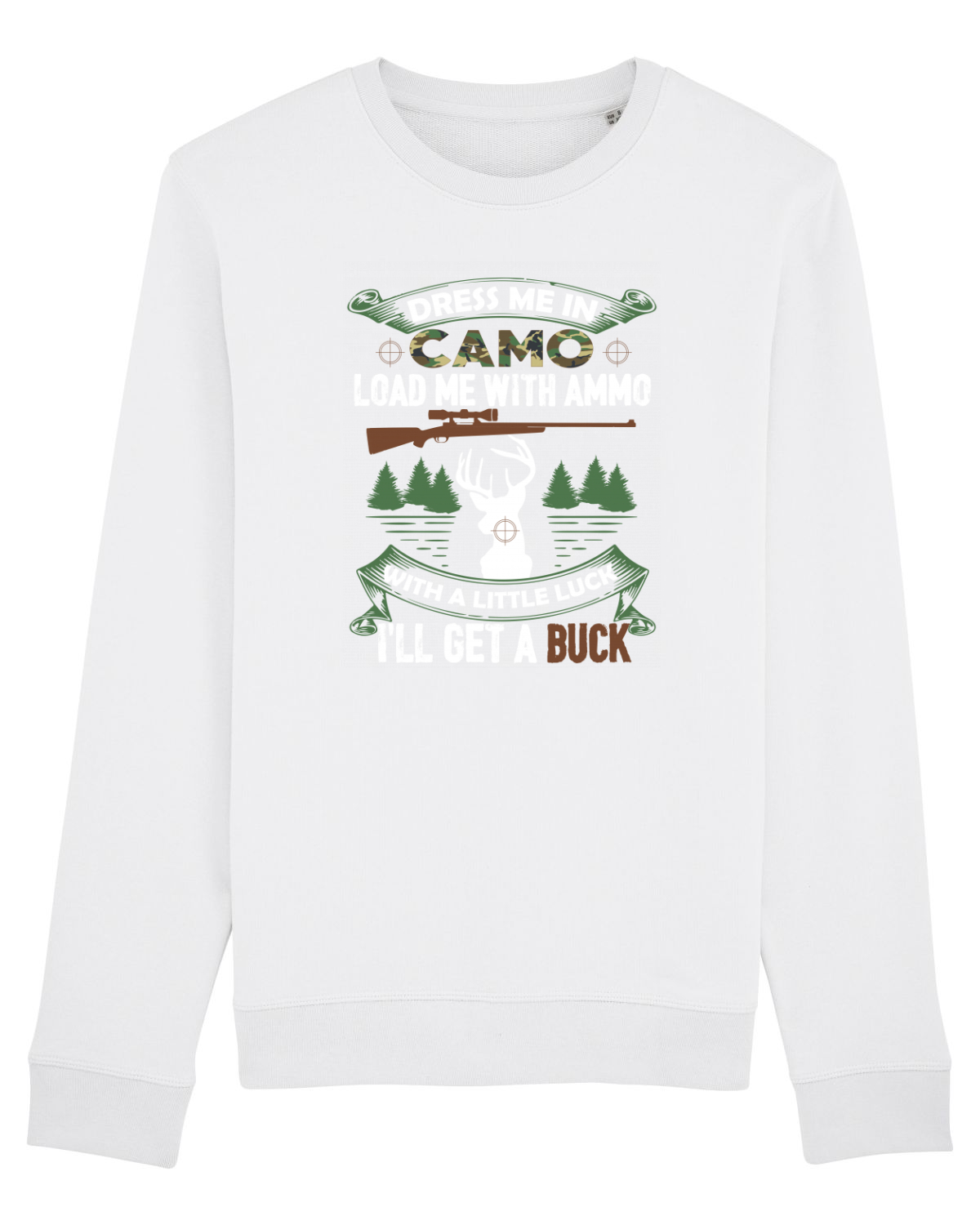 Bluză mânecă lungă Unisex Rise White