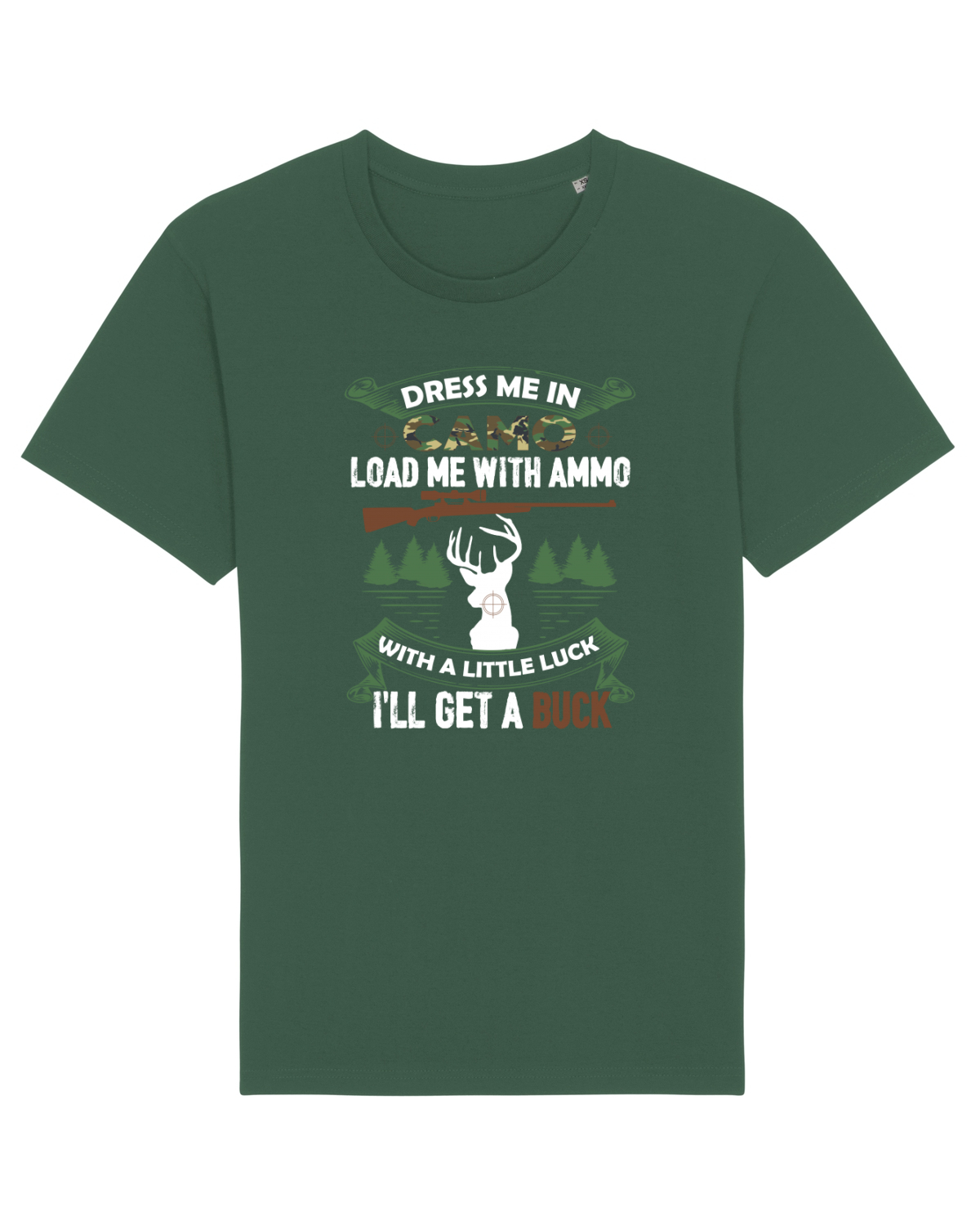 Tricou mânecă scurtă Unisex Rocker Bottle Green