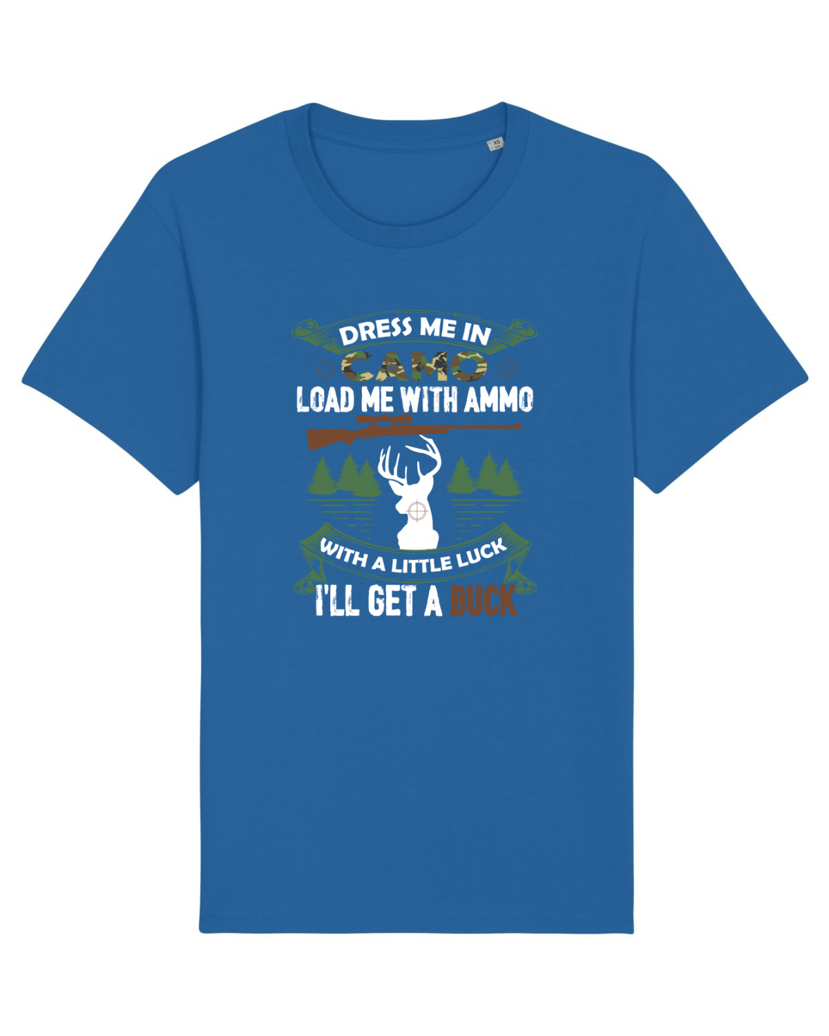 Tricou mânecă scurtă Unisex Rocker Royal Blue
