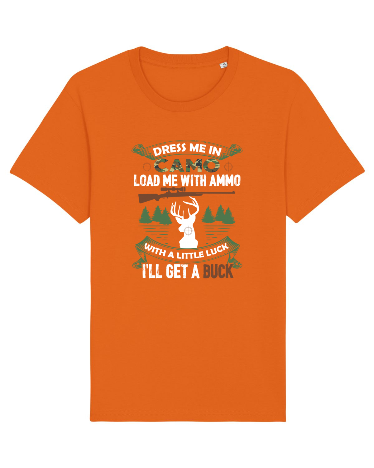 Tricou mânecă scurtă Unisex Rocker Bright Orange