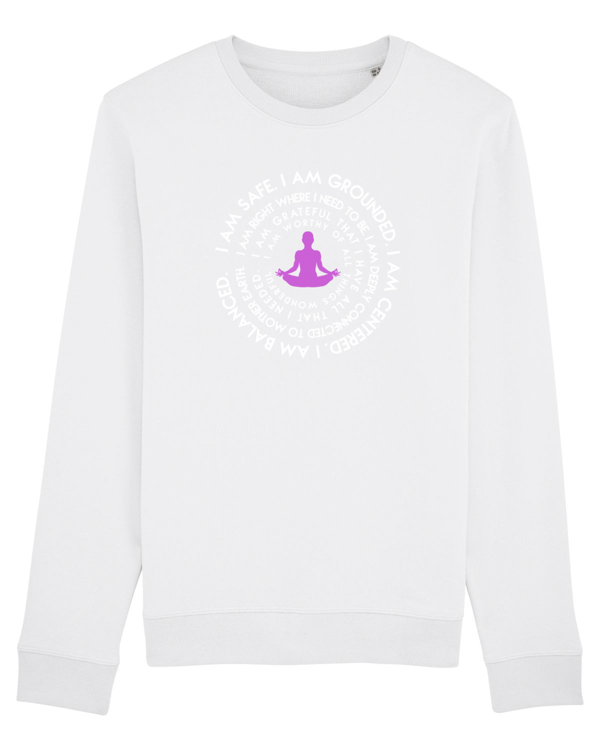 Bluză mânecă lungă Unisex Rise White