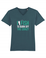 FISHING Tricou mânecă scurtă guler V Bărbat Presenter