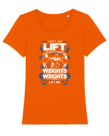 LIFT WEIGHTS Bright Orange