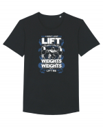 LIFT WEIGHTS Tricou mânecă scurtă guler larg Bărbat Skater