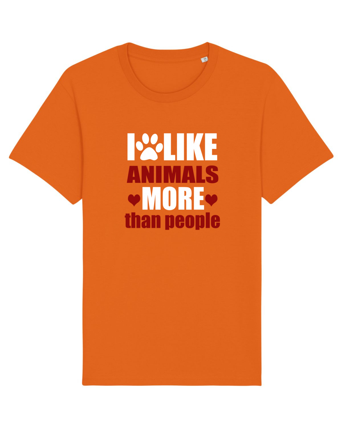 Tricou mânecă scurtă Unisex Rocker Bright Orange