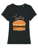 Tasty Hamburger Tricou mânecă scurtă guler larg fitted Damă Expresser