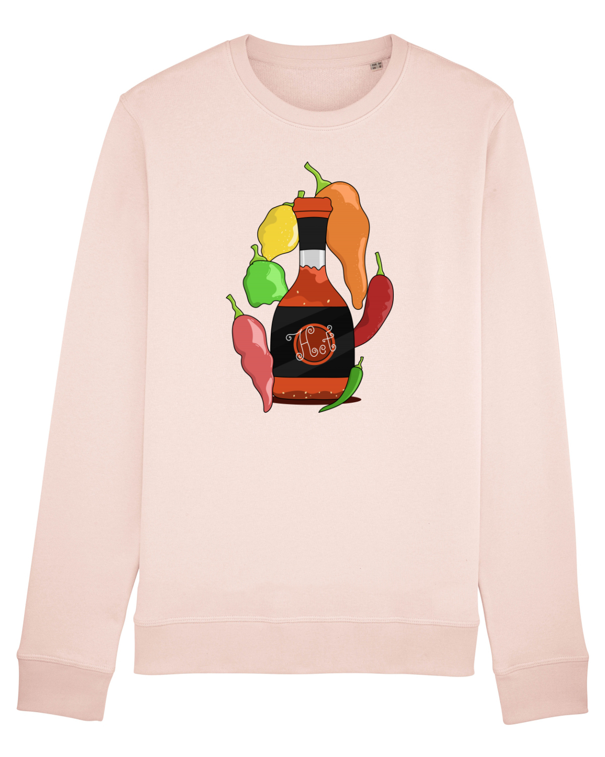 Bluză mânecă lungă Unisex Rise Candy Pink