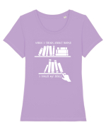 BOOKS Tricou mânecă scurtă guler larg fitted Damă Expresser