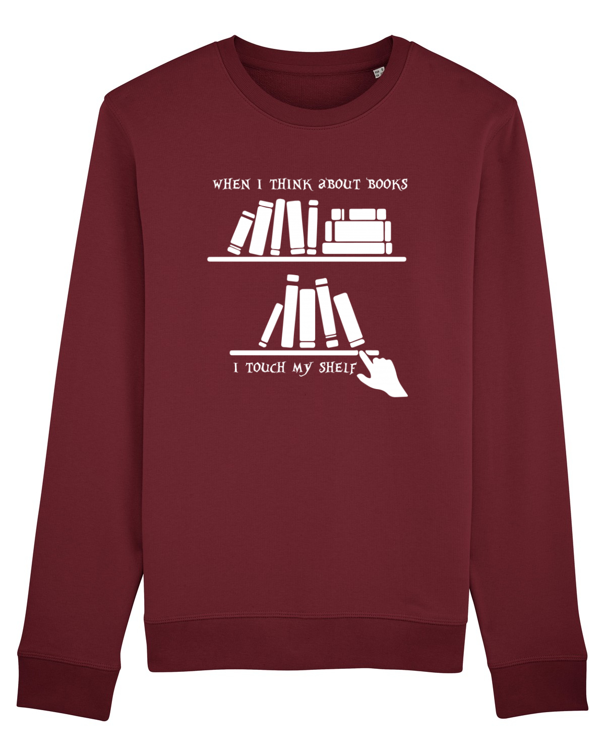 Bluză mânecă lungă Unisex Rise Burgundy
