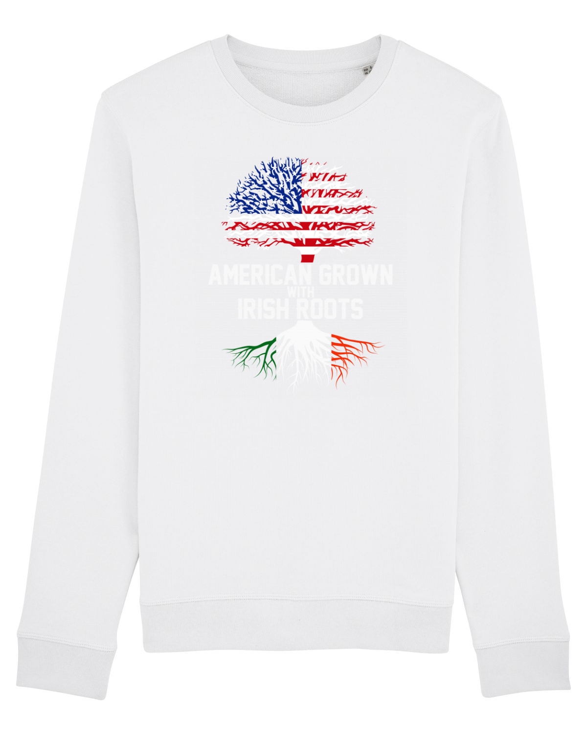 Bluză mânecă lungă Unisex Rise White