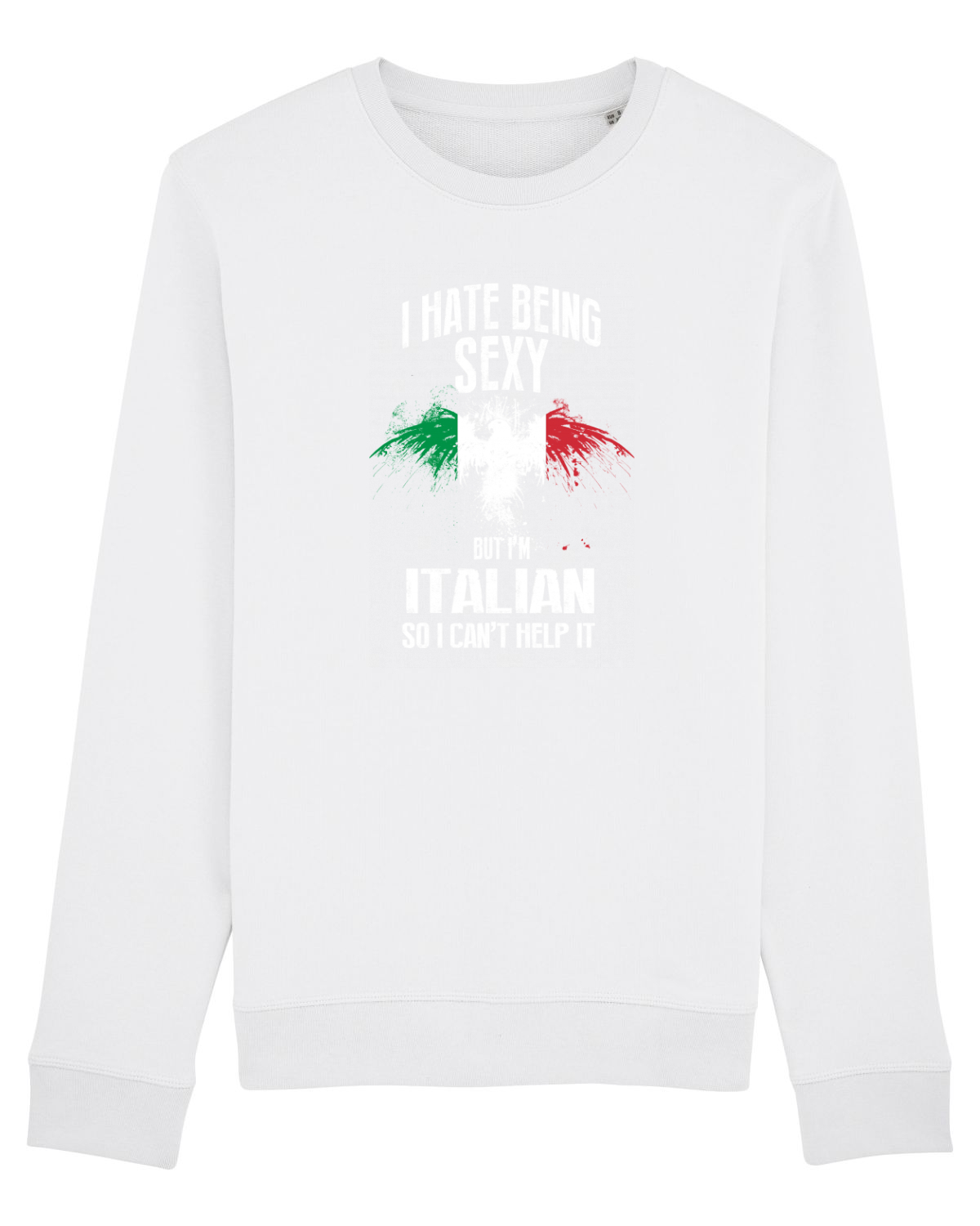 Bluză mânecă lungă Unisex Rise White