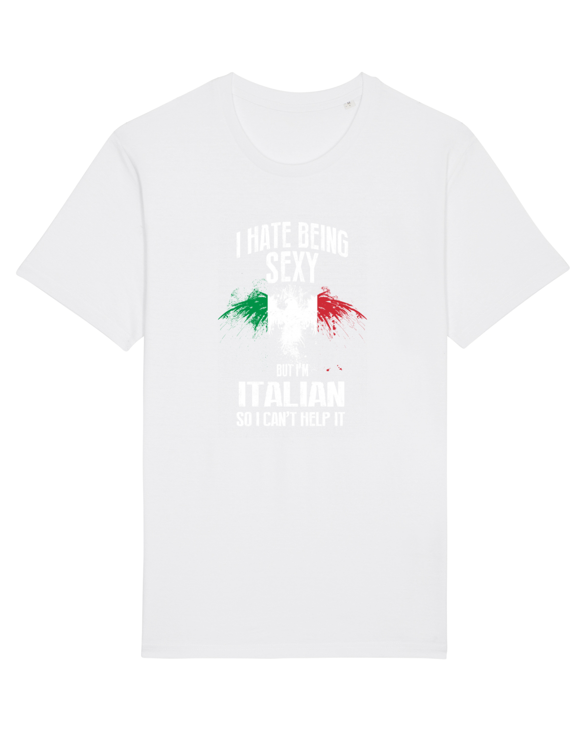 Tricou mânecă scurtă Unisex Rocker White