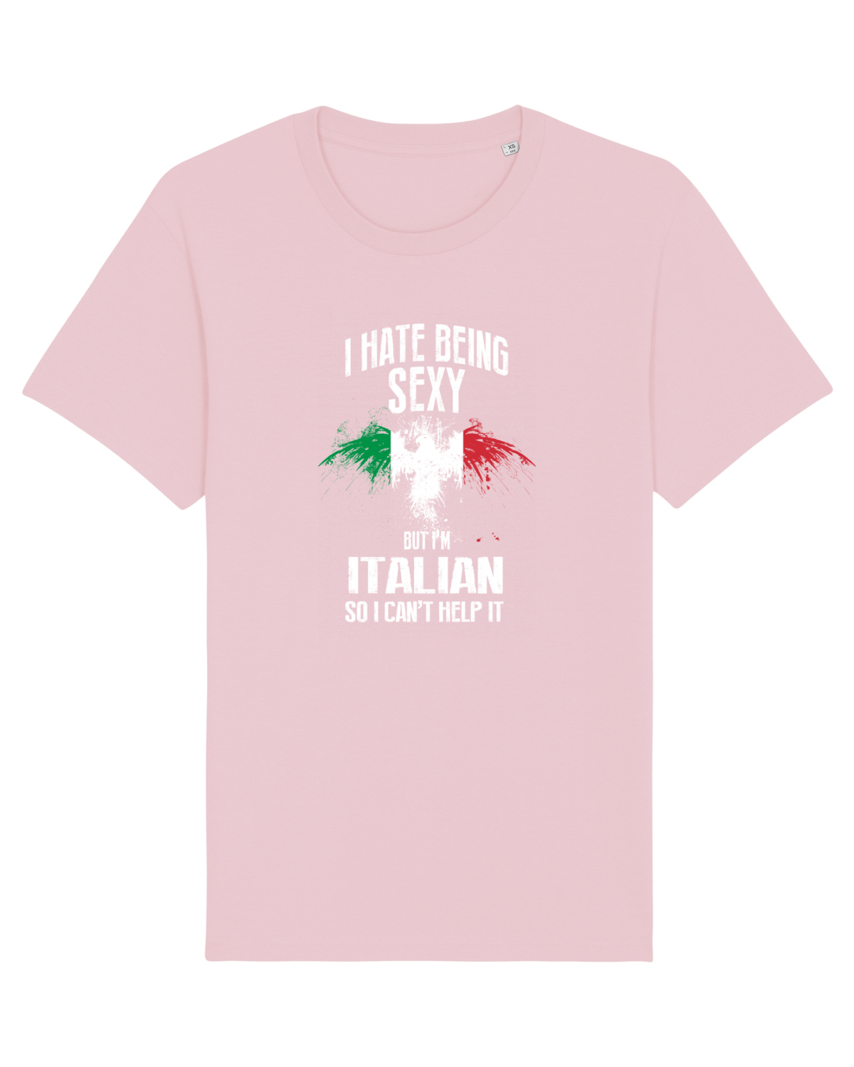 Tricou mânecă scurtă Unisex Rocker Cotton Pink