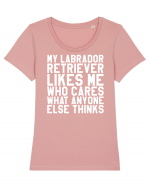 LABRADOR Tricou mânecă scurtă guler larg fitted Damă Expresser