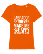 LABRADOR Tricou mânecă scurtă guler larg fitted Damă Expresser