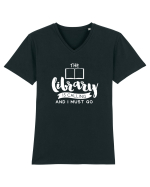 LIBRARY Tricou mânecă scurtă guler V Bărbat Presenter