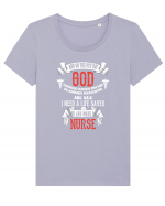 NURSE Tricou mânecă scurtă guler larg fitted Damă Expresser