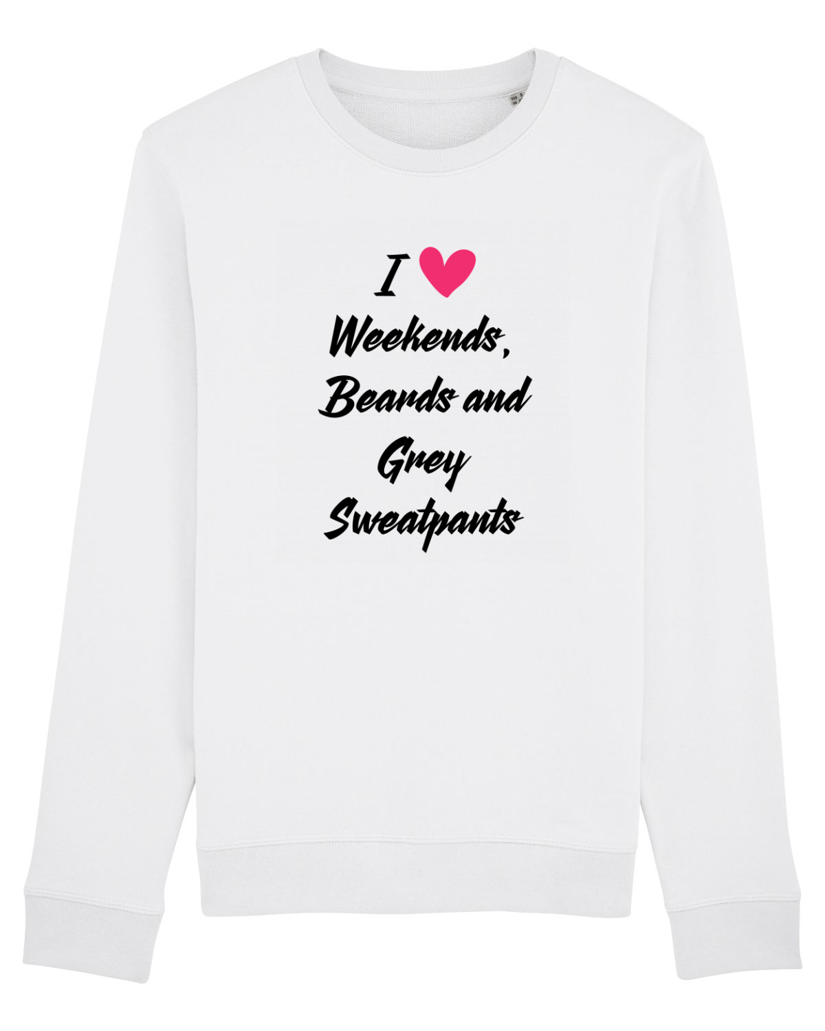 Bluză mânecă lungă Unisex Rise White