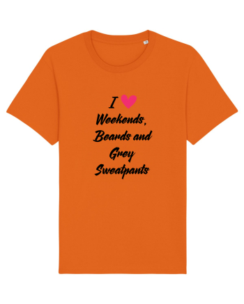 LOVE WEEKENDS Bright Orange