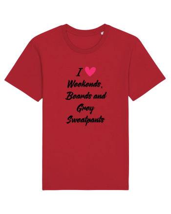 LOVE WEEKENDS Red
