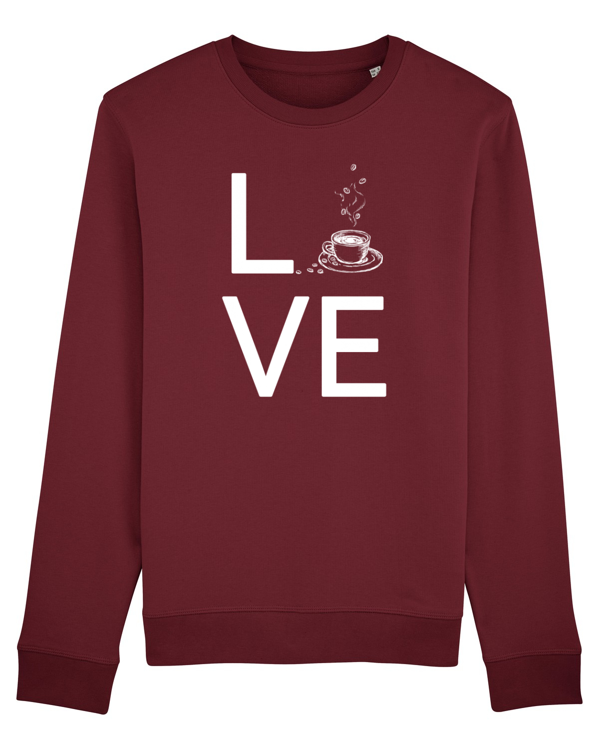 Bluză mânecă lungă Unisex Rise Burgundy