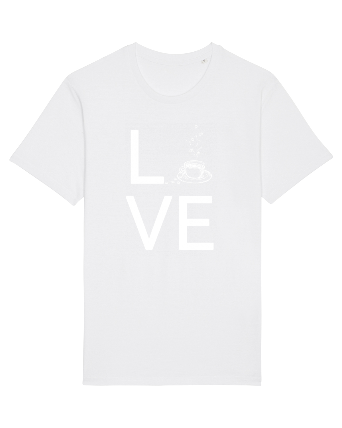 Tricou mânecă scurtă Unisex Rocker White