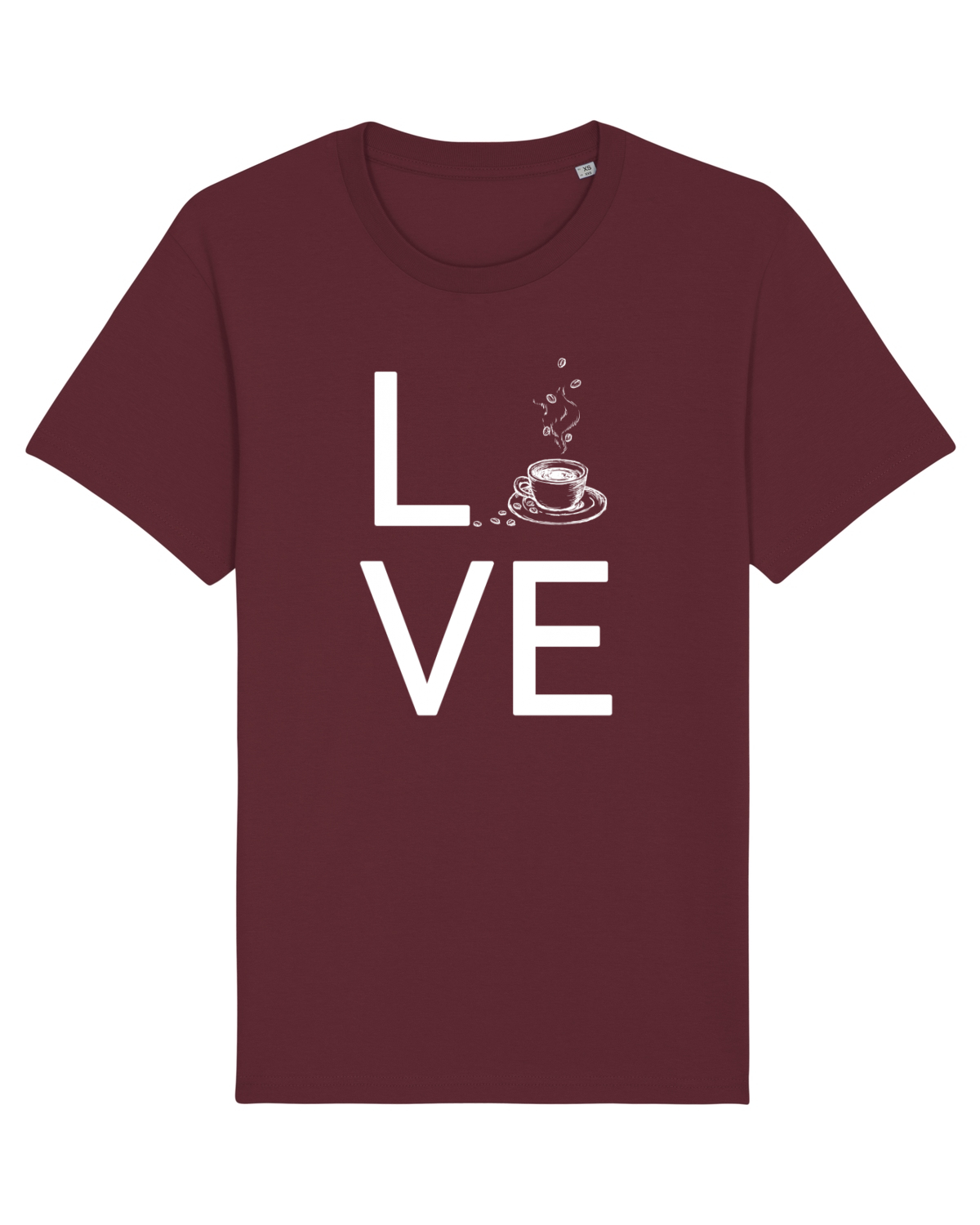 Tricou mânecă scurtă Unisex Rocker Burgundy