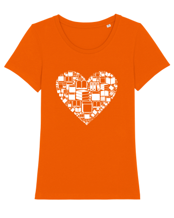 LOVE BOOKS Bright Orange