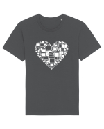 LOVE BOOKS Tricou mânecă scurtă Unisex Rocker