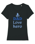 DAD Tricou mânecă scurtă guler larg fitted Damă Expresser
