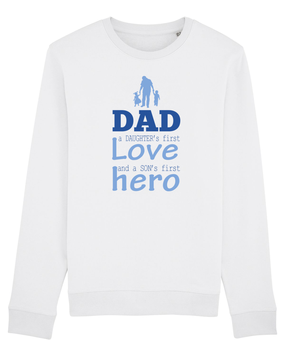 Bluză mânecă lungă Unisex Rise White