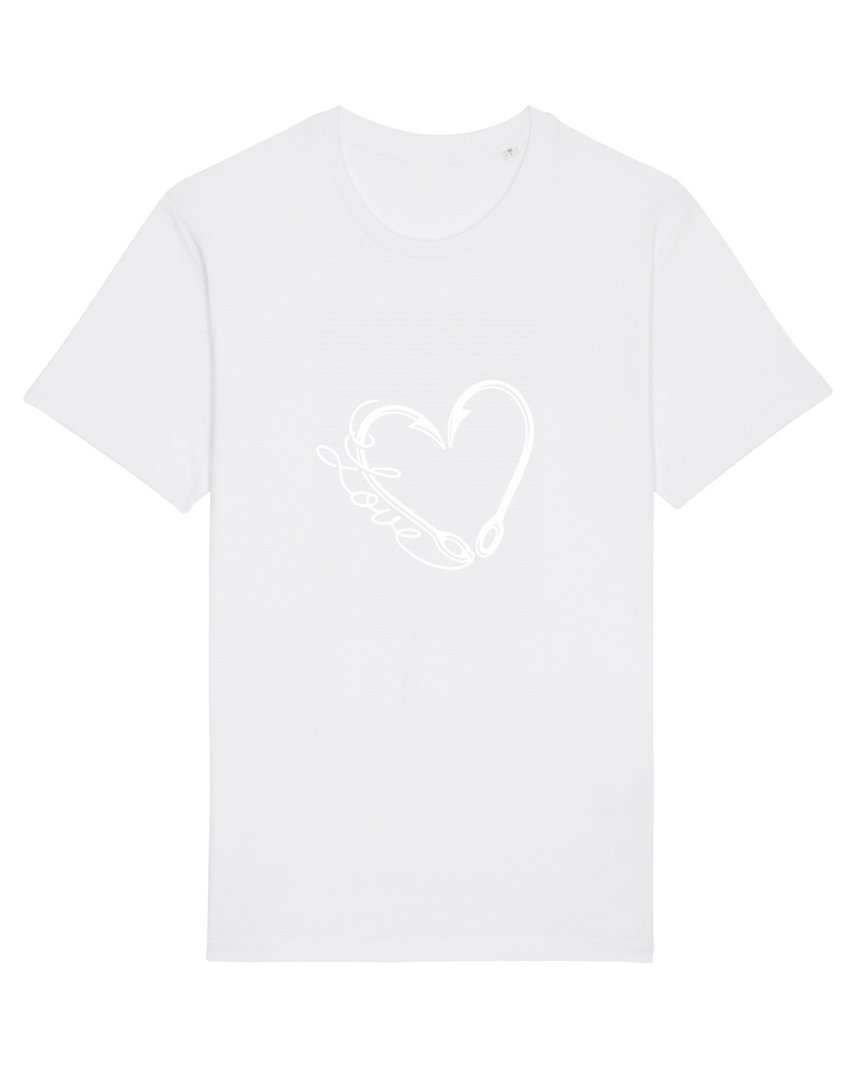 Tricou mânecă scurtă Unisex Rocker White