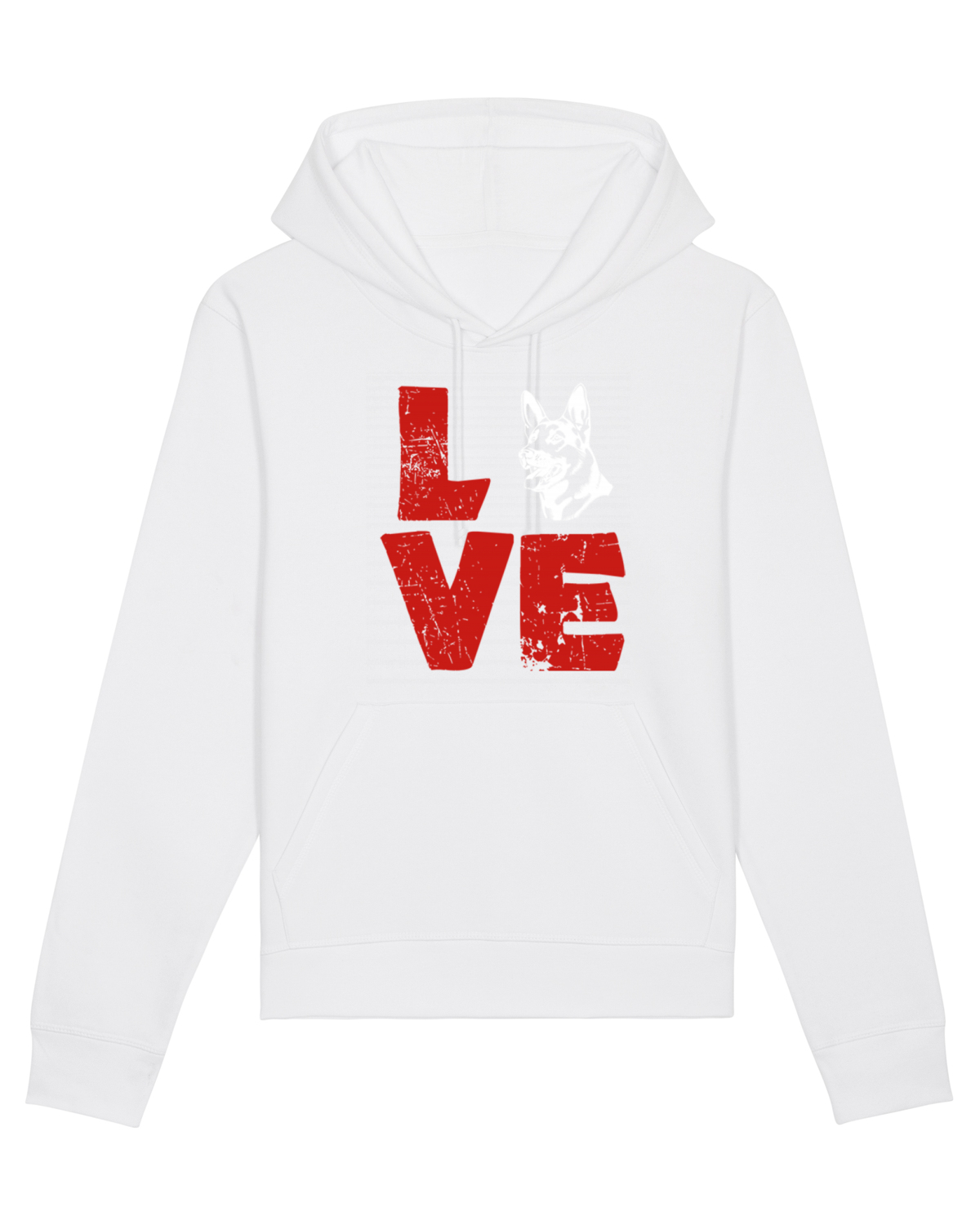 Hanorac Unisex Drummer White