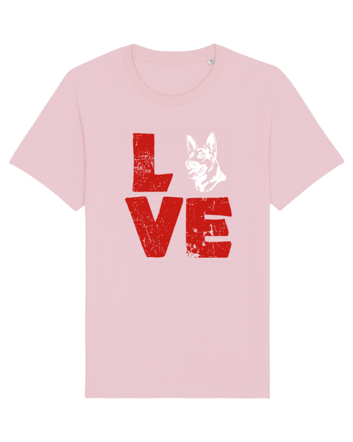 Tricou mânecă scurtă Unisex Rocker Cotton Pink
