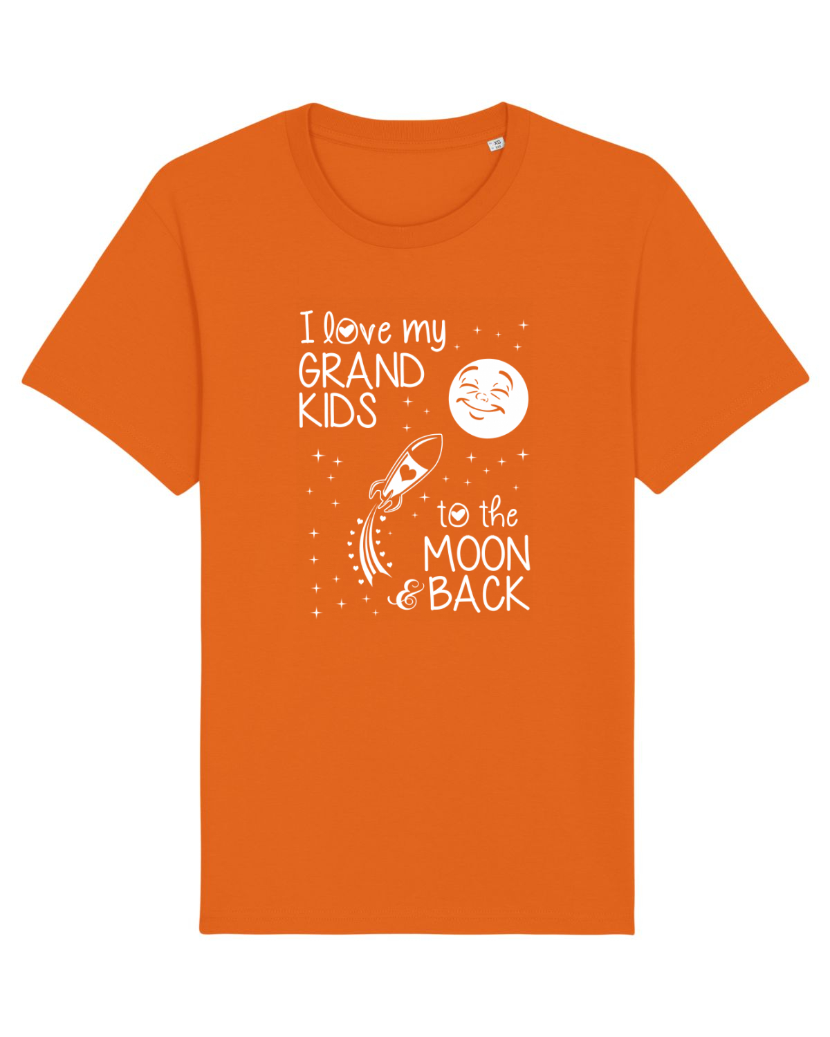 Tricou mânecă scurtă Unisex Rocker Bright Orange