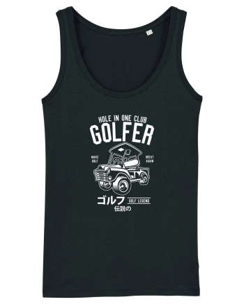 Golf Car White Black