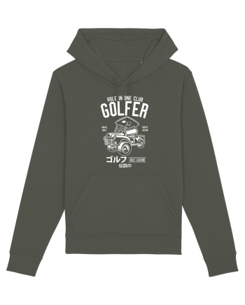 Golf Car White Khaki