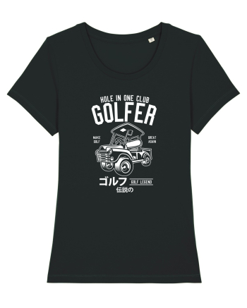 Golf Car White Black